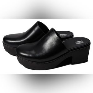 FitFlop platform clog mule